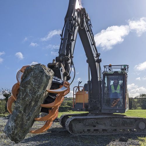 林業用グラップル - SX1400 - MDE Machinery Ltd - 掘削機用 / 変化式 / ハンドリング用