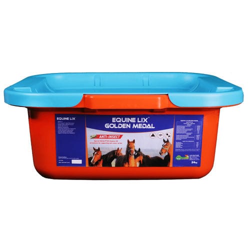 糖蜜用バケツ形飼料 - Equine Lix Golden Medal - S.I.N. HELLAS - 馬用 / 微量金属入り / ビタミン入り