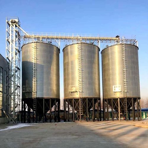 穀物用サイロ - TCK series - SRON SILO ENGINEERING - 食品用 / 溶融亜鉛メッキ鋼製 / 円錐底