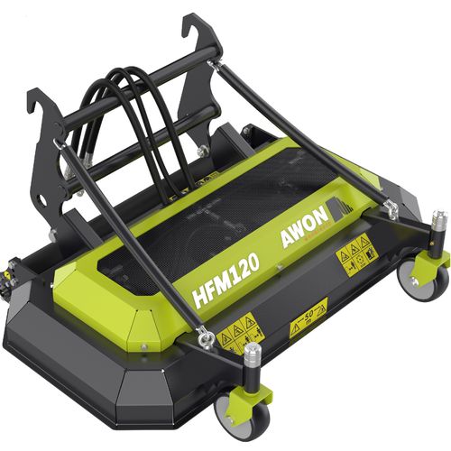 車載型草刈り機 - HFM120 - Jiangsu AWON Machinery and Equipment Co.,Ltd  - ディスク式 / ディスク3枚 / 起伏のある草用