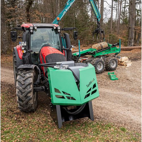 油圧式薪割り機 - SpaltFast Lift - BaSt-Ing GmbH - 横型 / 牽引式