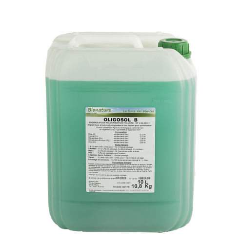 有機肥料 - OLIGOSOL B - Bionature - 微量金属入り / 液体 / 欠乏補正