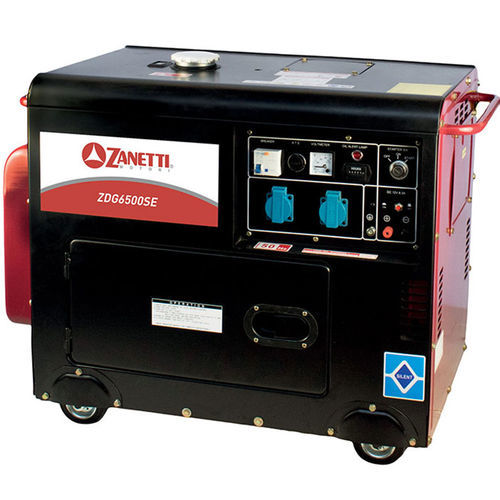 ディーゼル発電所 - ZDG 6500 SE - Zanetti Motori - 単相 / 50 Hz / 空冷式