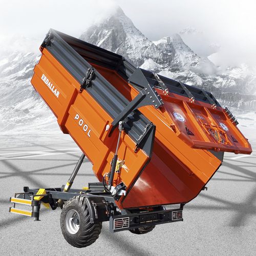 傾斜トレーラー - 6H-111I - ERDALLAR AGRICULTURAL MACHINERY - 1軸 / 農業 / 6トン
