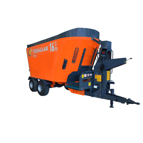 縦型ミキサーワゴン - ERDALLAR AGRICULTURAL MACHINERY - 牽引式 / 前面除荷式 / 2本オーガー