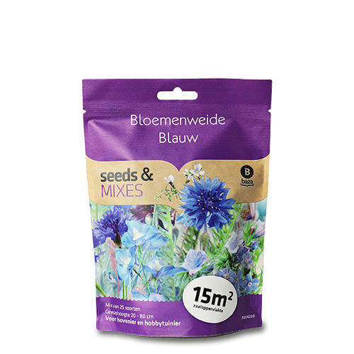 混合花の種子 - 7034220 - BAZA Seeds Holland b.v. - 1年生 / 多色 / 青色