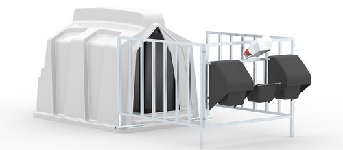 子牛用小屋 - Milk’n’Roll Calf Management Solutions - 家畜 / 単独 / プラスチック製