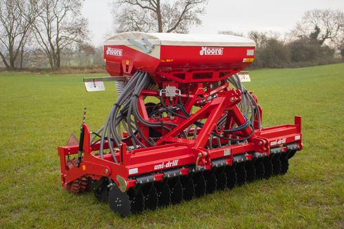 油圧式直播機 - GRASSLAND - Moore Unidrill - ディスク式 / コルター付き / 被覆作物用