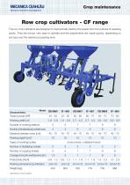 Row crop cultivators - CF range - 1