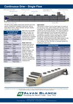 Continuous single flow drier - 2