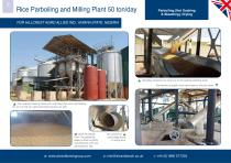 Rice Parboiling and Milling Plant 50 ton/day - 2