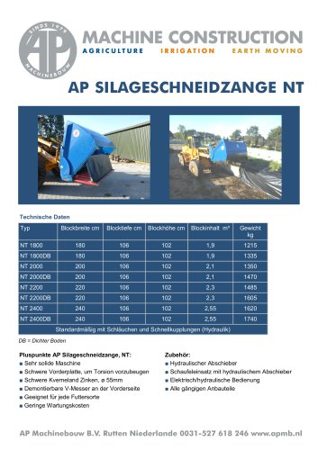 AP Silageschneidzange NT