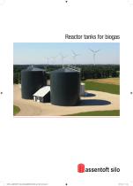 Reactor tanks for biogas - 1