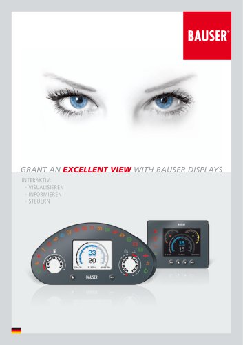 Grant an excellent view with BAUSER displays