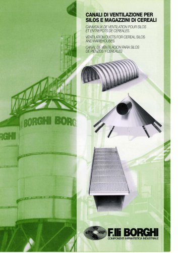VENTILATION DUCTS FOR CEREAL SILOS AND WAREHOUSES