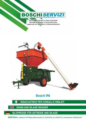 Grain and silage Bagger IR6 - Datasheet