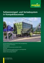 Schlammstapel- und Verladesystem in Kompaktbauweise - 1