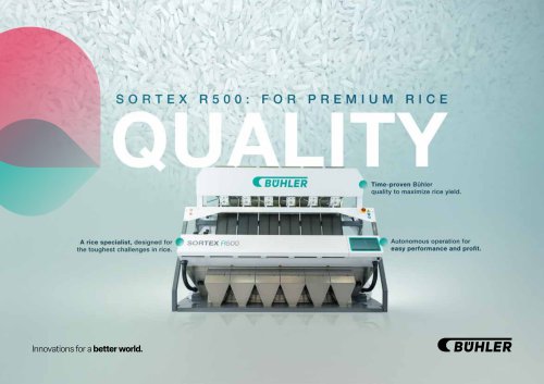 SORTEX R500_Product brochure