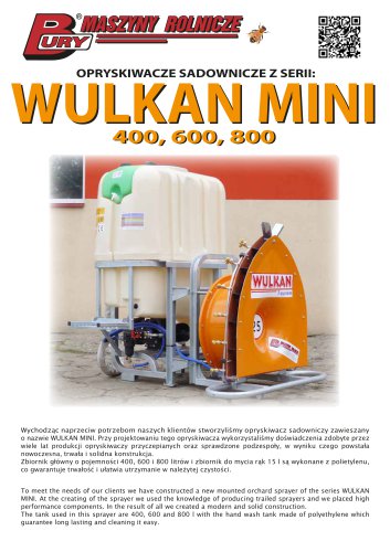 WULKAN MINI 400, 600, 800