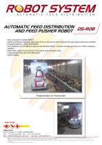 AUTOMATIC FEED DISTRIBUTION AND FEED PUSHER ROBOT - 1