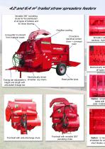 Straw spreaders feeders 4,2 m3 - 6,4 m3 - 2