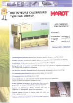 NETTOYEURS CALIBREURS Type EAC 2004VP