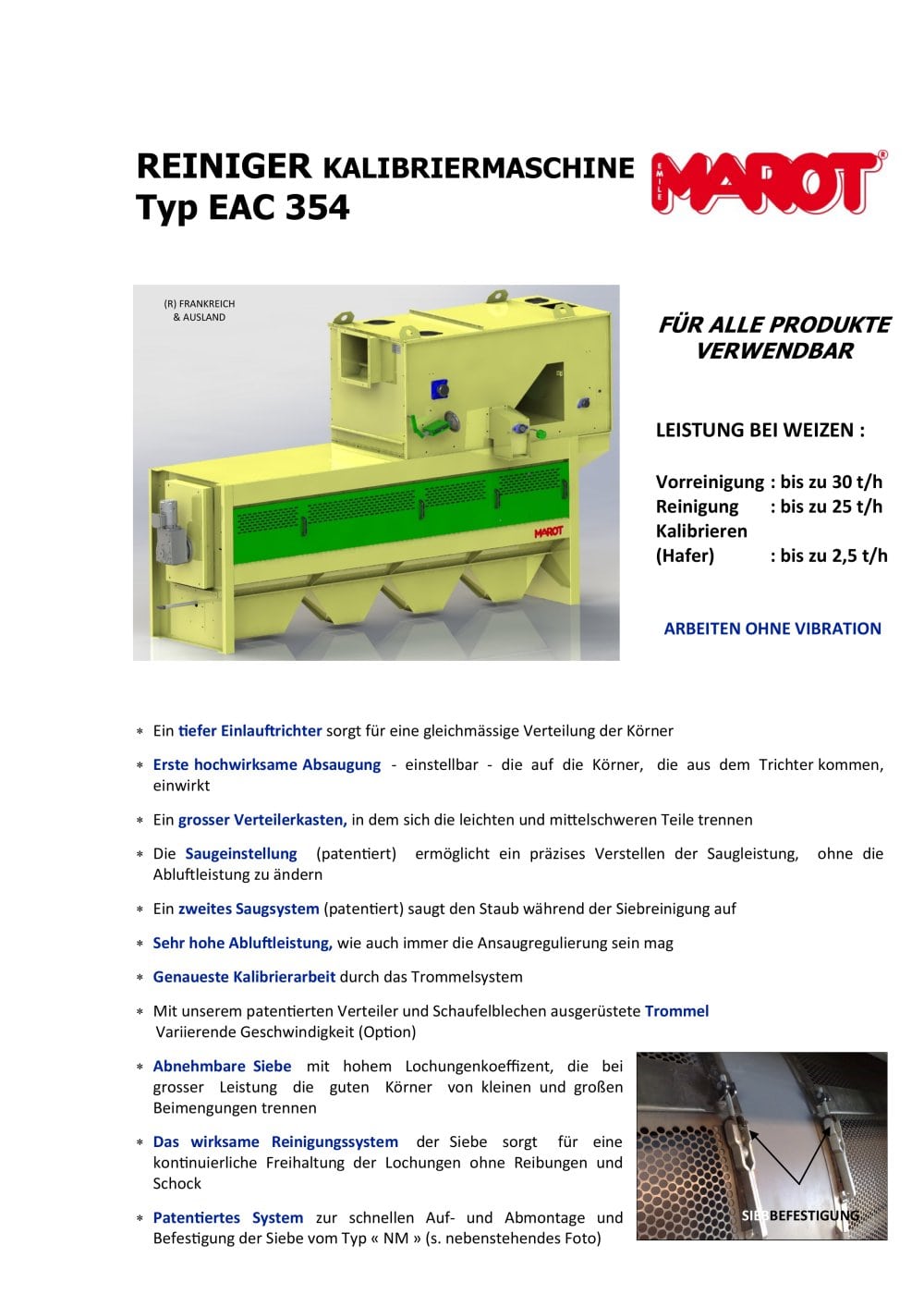 REINIGER KALIBRIERMASCHINE Typ EAC 354 - CFCAI