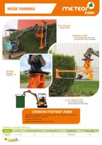 Equipment for excavators - loaders telescopics. Pruning range - agriculture - public works - 6