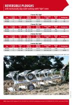 Reversible ploughs mechanically adjustable working width "light" series - 3