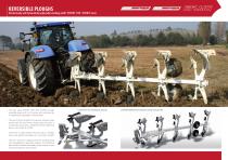 Reversible ploughs mechanically and hidraulically adjustable working width Export Step/Idro series - 2