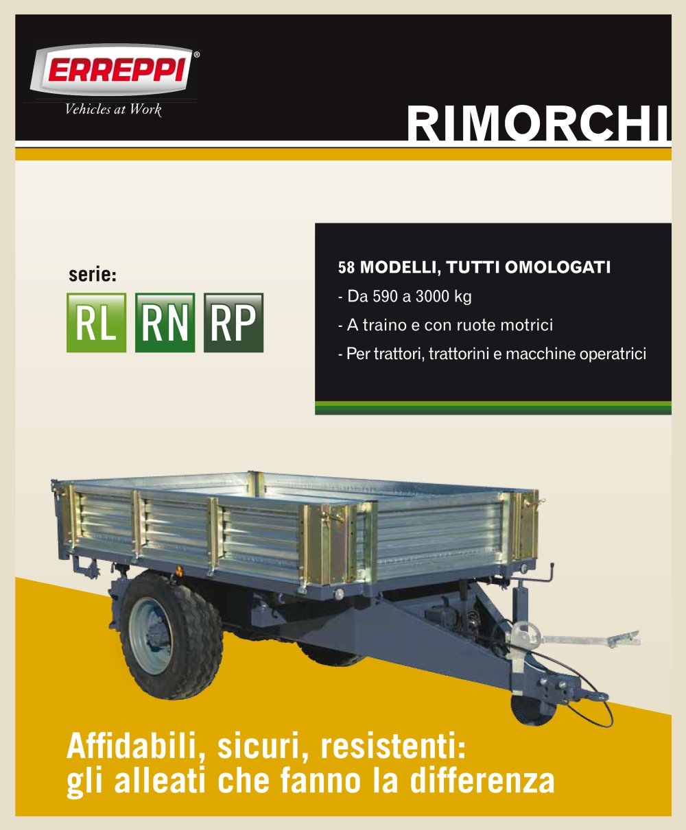 RIMORCHI PER TRATTORE - ERREPPI Srl