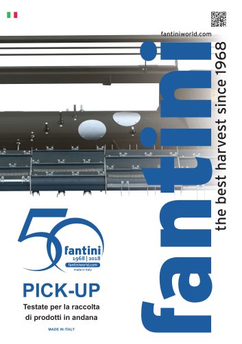 PICKUP - Testate per la raccolta di prodotti in andana