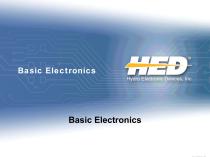 Basic Electronics - 2