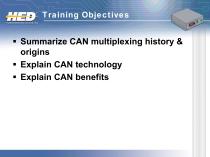 CAN and Multiplexing - 2