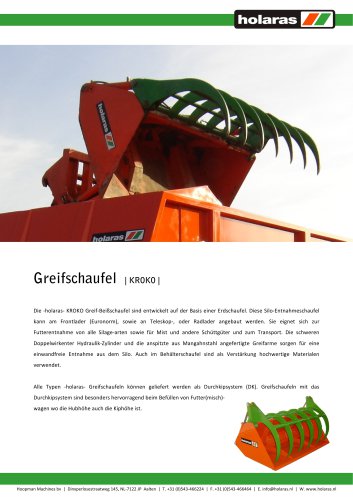 Greifschaufel - KROKO