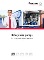 Rotary lobe pumps For transport and logistics applications - 1