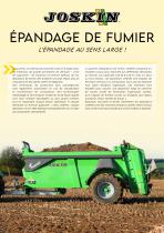 Gamme épandeurs de fumier - 4