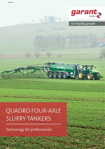 Quadro four-axle slurry tankers