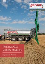 Tridem-axle slurry tankers