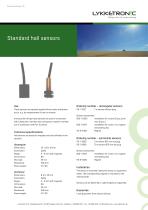 Standard hall sensors - 1