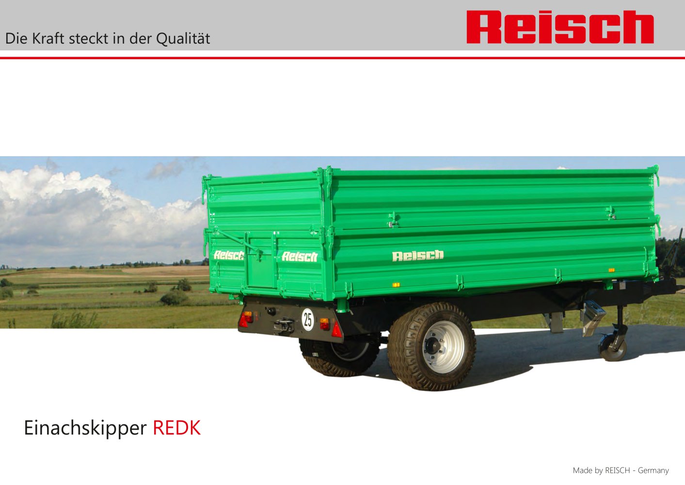 Einachskipper REDK - Martin Reisch GmbH