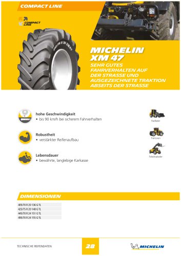MICHELIN XM47