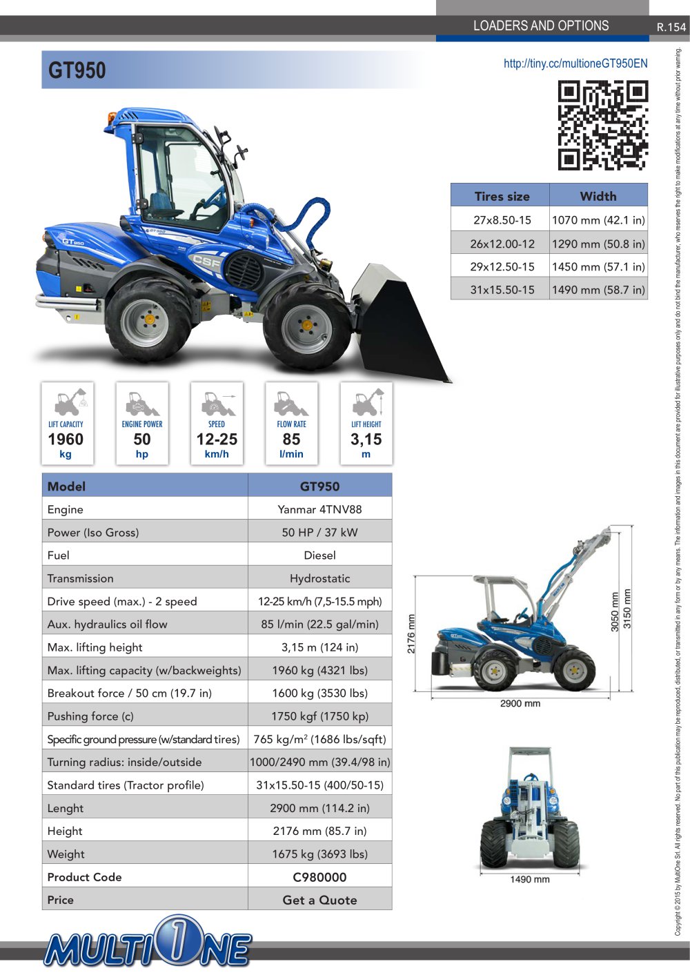 GT950 - MULTIONE s.r.l.