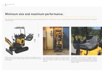 D – SERIES MINI EXCAVATOR RANGE - 4