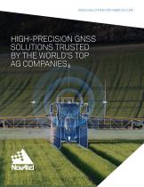 HIGH-PRECISION GNSS SOLUTIONS TRUSTED BY THE WORLD'S TOP AG COMPANIES