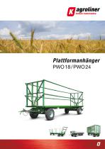 Plattformanhänger PWO18/PWO24