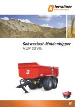 Schwerlast-Muldenkipper VG - 1