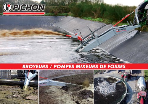 BROYEURS / POMPES MIXEURS DE FOSSES