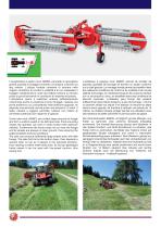 Front mounted hydraulic comb rake with side windrow - 2