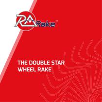 TWO DOUBLE STAR WHEEL RAKE - 1